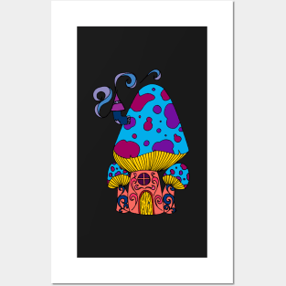 Mushroom Home 2 Posters and Art